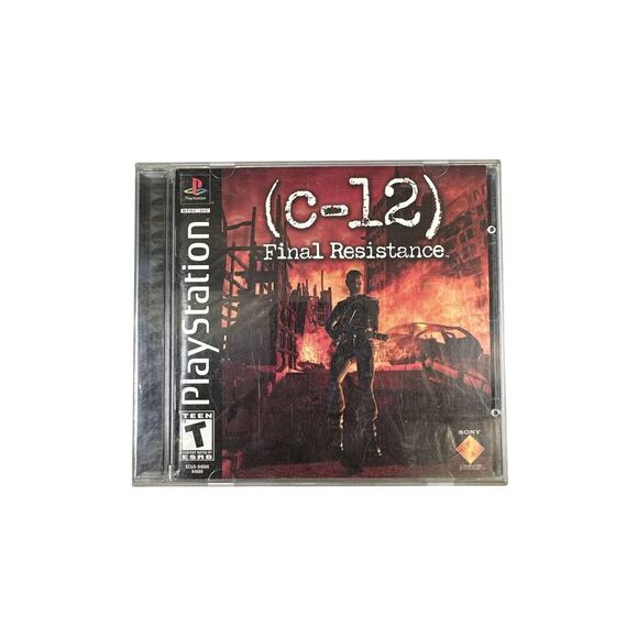C-12: Final Resistance (Sony PlayStation 1, 2002) Authentic, CIB, Tested - Picture 1 of 3
